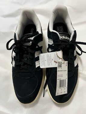 Adidas Black & White Breaknet Sleek Sneakers